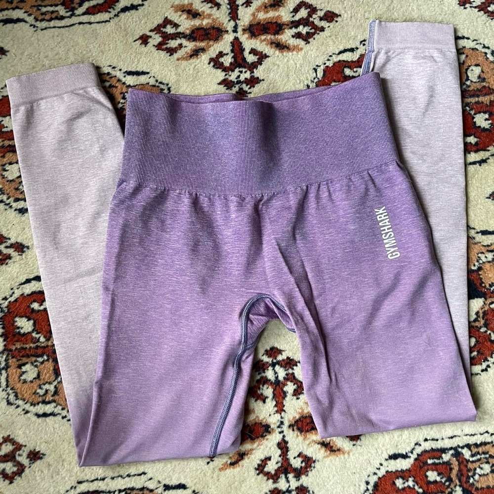 Gymshark Adapt Ombre Leggings in purple